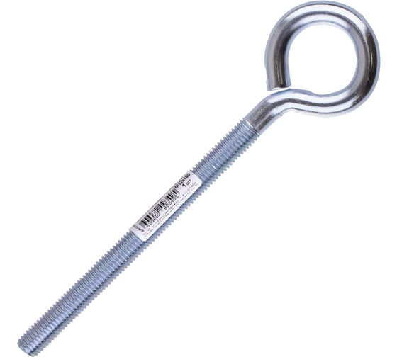 Винт-кольцо с метрической резьбой Стройбат М12х180, цинк 20 шт, 577830 1