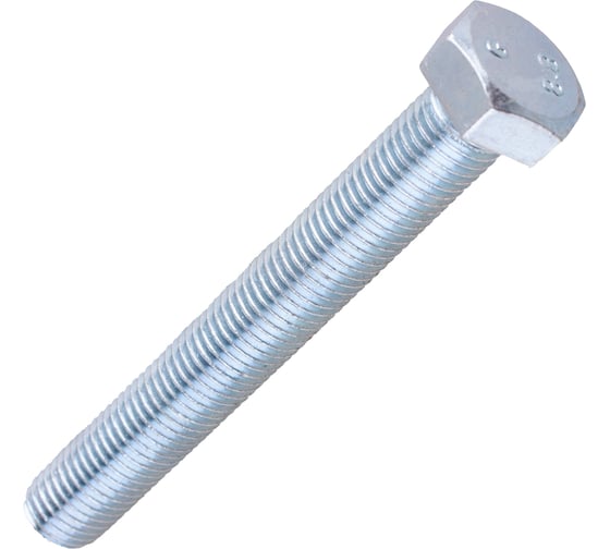 Болт Стройбат DIN 933 М20x120, белый цинк 5 шт, 624360 1