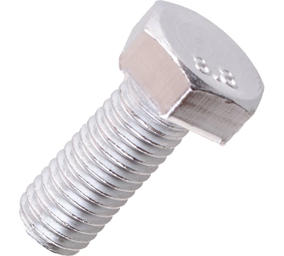 Болт DIN 933 М12x 30 (белый цинк 6 кг) Стройбат 616280 1