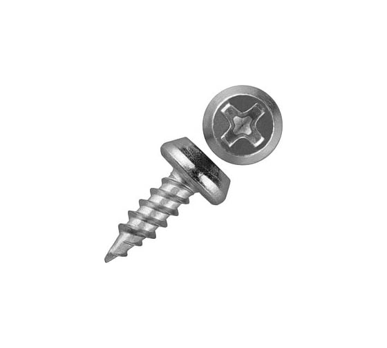 Саморез Клоп КОСТИНСТРОЙ 3,5х11 с полуцилиндрической головкой острый, б/п (1000шт) 15838 1