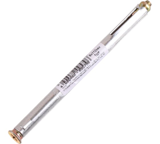 Дюбель металлический рамный Стройбат MRD 8x112 (цинк 100 шт) 579880 1