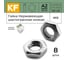 Гайка KREPFIELD нержавеющая сталь, М12 DIN 439 А2 шестигранная низкая 8 шт. 439А2ГАЙКАМ12-8 2