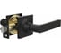 Ручка защелка Punto DK710/BL BL-PS без фиксатора, черный 58421 1