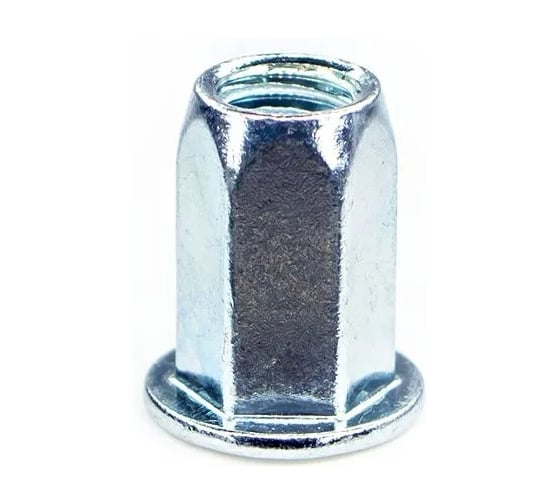 Заклепка гаечная KLAUE шестигранная, сталь, М5, стандартный борт St KSM5-LF-HEX (1000 шт) УТ000017369 1