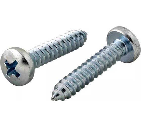 Саморез для металлических профилей ЦКИ 3.5х9.5, остроконечный, Ц, 100 шт 83519 1