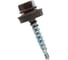 Саморез Госкреп КРС RAL8017 6,3х19 (100 шт.) (тк=16) 14-0022185 3