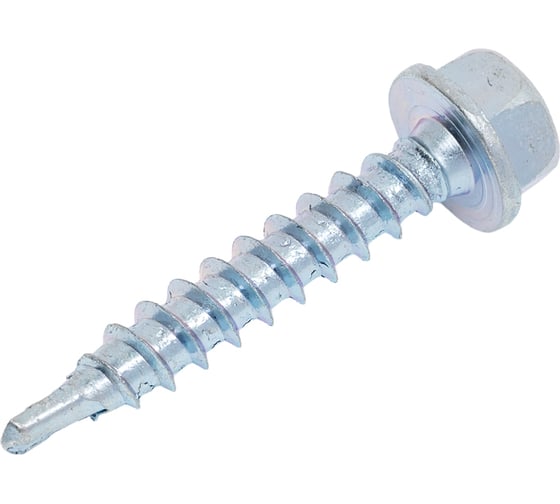 Саморез Госкреп КРС белый цинк DIN7504K 4,8х29 (80 шт.) (тк=16) 14-0022164