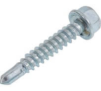 Саморез Госкреп КРС белый цинк DIN7504K 5,5х32 (60 шт.) (тк=16) 14-0022172