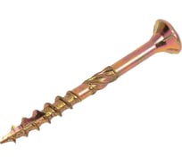 Саморез конструкционный Госкреп универсальный пот.гол. 3,5х35 желт. цинк (280 шт) (тк=16) 14-0023061