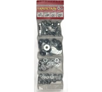 Набор оцинкованных гаек, шайб М8 . 200 шт. Крепсталь NBG000038