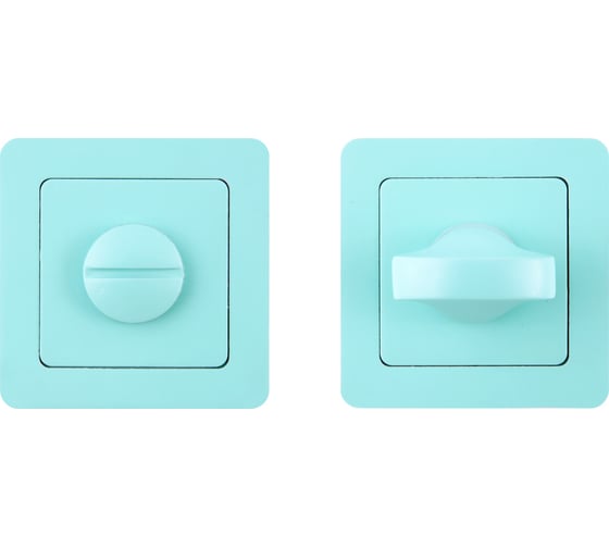 Сантехническая завертка к ручкам Аллюр ART COLOR BK-S1 LB (C4220) аквамарин 17710 1