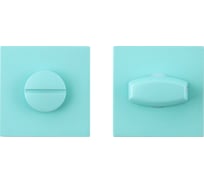 Сантехническая завертка к ручкам Аллюр ART COLOR BK-S2 LB(C6220) аквамарин 17706