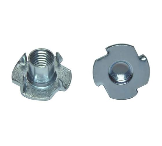 Гайка мебельная врезная Госкреп (Ш) DIN1624 цинк М6 (упак = 5000 шт), ГОСКРЕП КР.193880 1