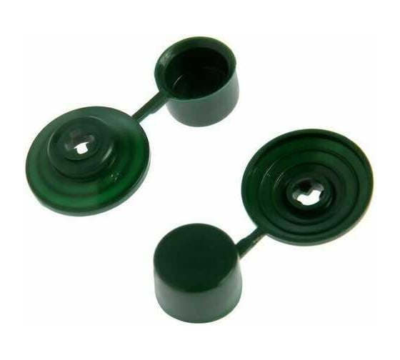 Кровельная шайба Госкреп с колпачком зеленая, упаковка 250шт 9990065855 1