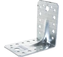 Крепежный уголок усиленный BlackWeld 90х90х65 цинк (70шт) 145396