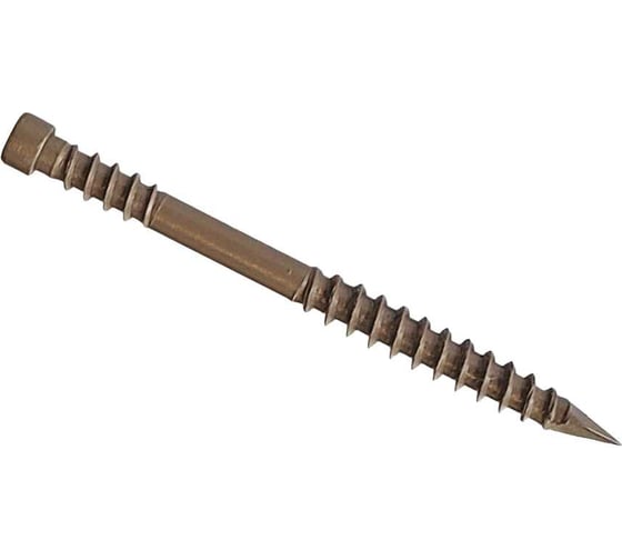 Саморез для террасной доски 5х70 Torx15 потайной 100 шт. Gigant G-124094 1