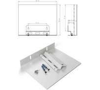 Кронштейн Metal Design для роутера, белый АрсеналЪ AR19ROUTR35-06