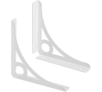 Кронштейн 195х195 (компл. 2 шт) белый DECOR