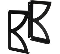 Кронштейн 145х255 мод.2 (двойной) (компл. 2 шт) черный DELTA