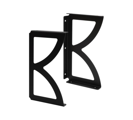 Кронштейн DOMART DELTA 145х255 мод.2 (двойной) (компл. 2 шт) черный 4660046018924 1