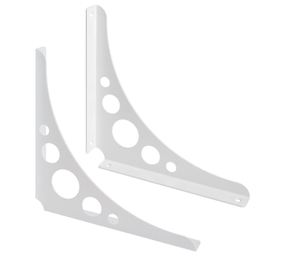 Кронштейн DOMART DELTA 245х245 мод.3 (компл. 2 шт) белый 4660046018689 1