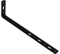 Кронштейн универсальный черный 75х300х20 (комп. 2 шт)