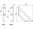 Кронштейн 140 мод.3 (компл. 2 шт) белый FLAT 2