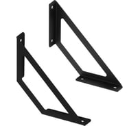 Кронштейн 190 мод.3 (компл. 2 шт) черный FLAT