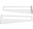 Кронштейн 300 (компл. 2 шт) белый WING 2