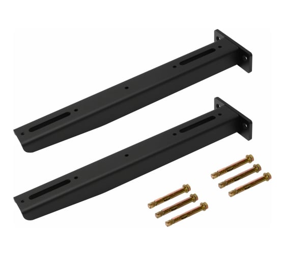 Кронштейн DOMART для столешницы 300 мод.2 (компл. 2 шт) черный 4660046019297 1