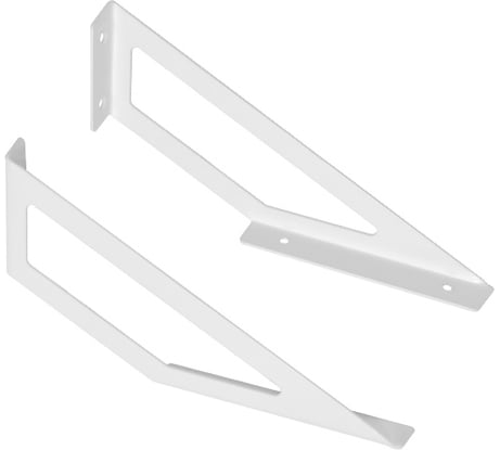 Кронштейн 250 мод.4 (компл. 2 шт) белый FLAT