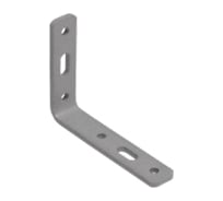 Кронштейн универсальный 75х100х20 серый металлик (комп. 3 шт)