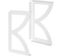 Кронштейн 195х355 мод.2 (двойной) (компл. 2 шт) черный DELTA