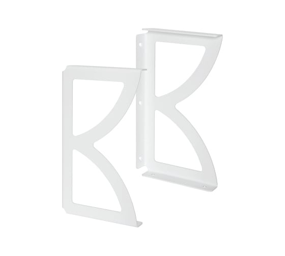 Кронштейн DOMART DELTA 195х355 мод.2 (двойной)(компл. 2 шт) черный 4660046018948 1