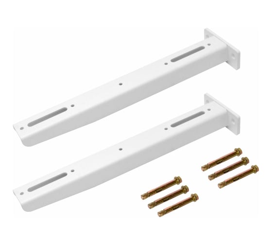 Кронштейн DOMART для столешницы 400 мод.2 (компл. 2 шт) белый 4660046019310 1