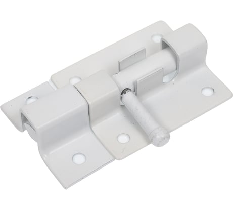 Шпингалет Домарт ШП-40 белый 170012