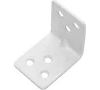 Крепежный уголок 40х40х30, 50 комплектов по 2 шт., белый DOMART 4607111627681