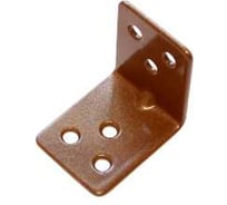 Уголок крепежный DOMART 40х40х30 (10 компл.по 2 шт.) коричневый металлик 4607111627711
