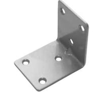Уголок крепежный DOMART 50х50х40 (10 компл.по 2 шт.) серый металлик 4607111627629