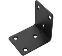 Уголок крепежный DOMART 50х50х40 (10 компл.по 2 шт.) черный 4607111627636