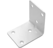Уголок крепежный DOMART 50х50х40 (10 компл.по 2 шт.) белый 4607111627582