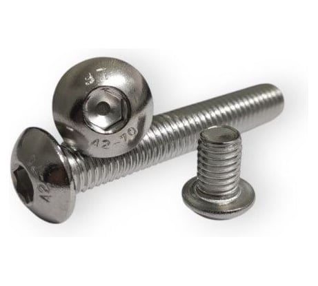 Винт ISO 7380 М6х30 нержавеющая сталь А2-70. 250 шт. Крепсталь K002065