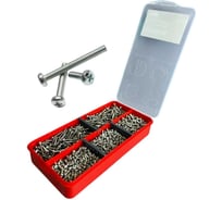 Винты 23 Болта М6 ОЦ DIN7985 РН в органайзере НАБОР 1 1000086