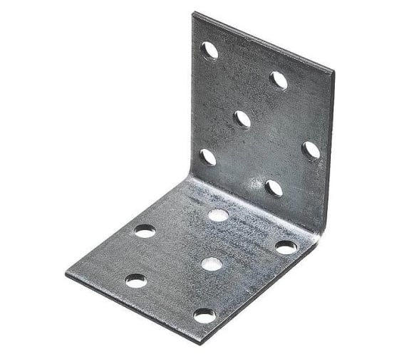 Крепежный равносторонний уголок 23 Болта 40x40x20 ОЦ, 100 шт. B93040020232099ф100 1