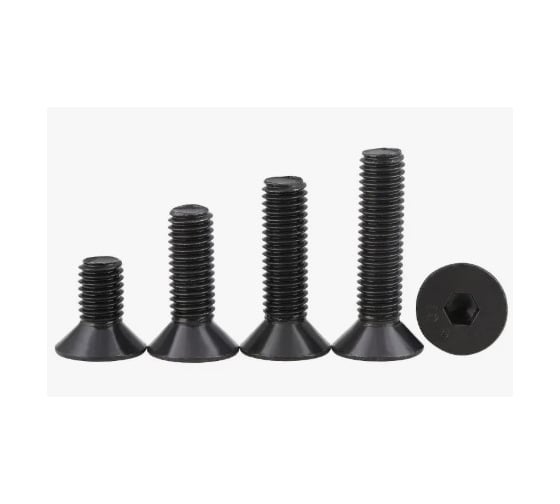 Винты 23 Болта потайные М8 черные к.п.10.9 DIN7991 органайзер НАБОР 1 1000105 1