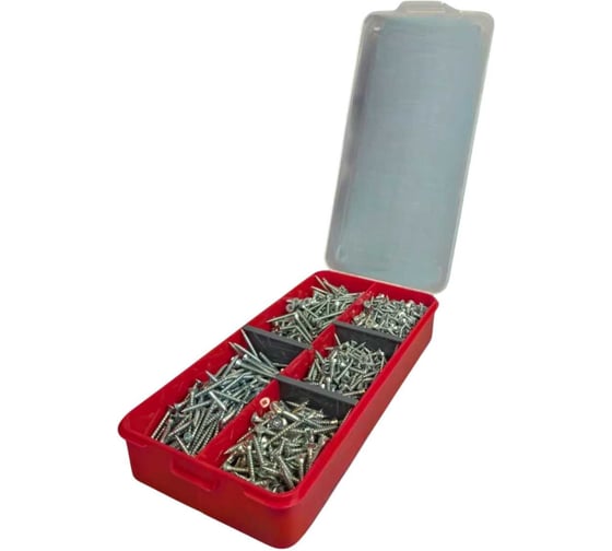 Саморезы по дереву 23 Болта потай БЦ М5 в органайзере НАБОР 1 1000100 1