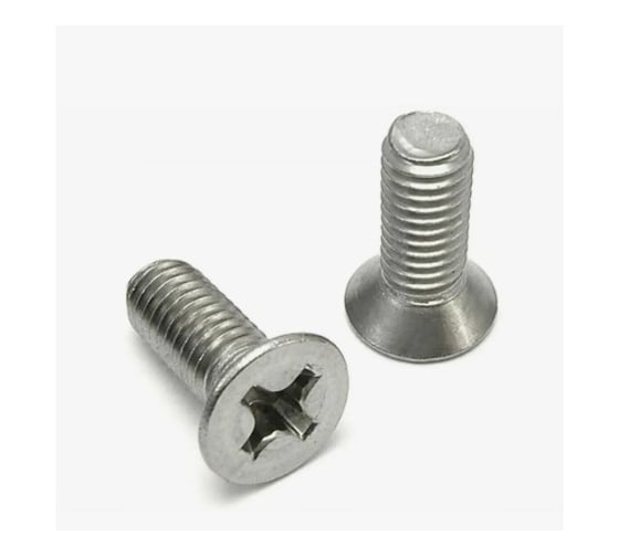 Винт потайной оцинкованный 23 Болта 10 шт. 3х8 DIN965, 10 шт. АВ8200300831505 1
