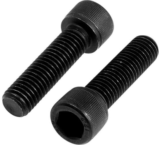 Винт высокопрочный 23 Болта ПР 4х30 мм к.п.12.9 черный DIN912, 10 шт. 00000007191ПРф10 1