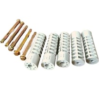 Набор для крепления в газобетон 23 Болта дюбель+анкер болт, 5 шт. дюбель636фас2