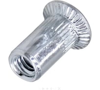 Гайка заклепка потайной бортик с насечкой М5х13. 1000 шт. Крепсталь K002411